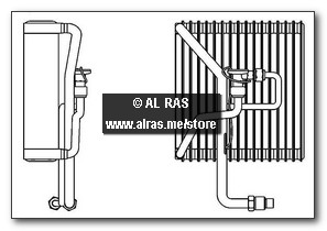 EVAP. TATA PICKUP (LHD) W/VALVE & PIPE