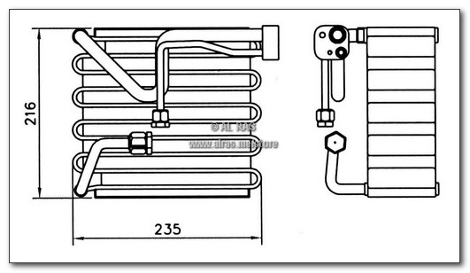 EVAP. MITS FUSO 8.6T-8.8T '96 LHD