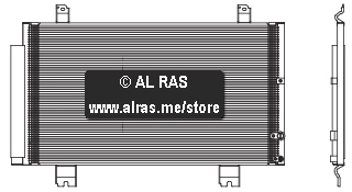 COND. LEXUS GS300/GS430 07-09