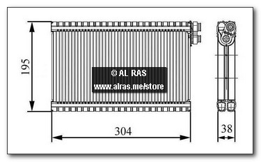 EVAP. HINO (LHD)/ISUZU(RHD)