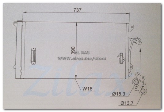 COND .  AUDI Q7 07-08 / VW TOUREG 