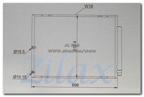 COND-LEXUS RX330/ 04-06