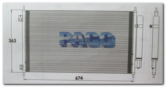 COND / PACO / HONDA ACCORD 09-10 