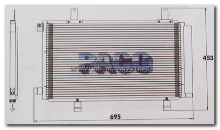 COND / PACO / SZ SWIFT SX4 07-09 