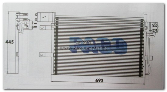 COND / PACO / FORD TAURUS X 08-11 