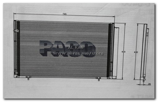 COND-TYT SIENNA 2011-12 /RX350