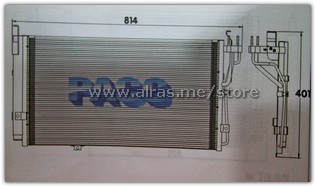 COND /  KIA AMANTI 09-10