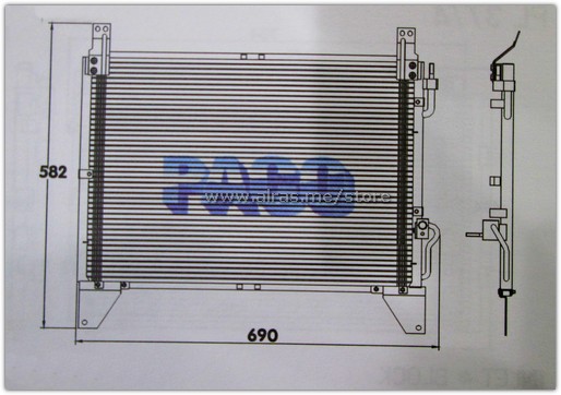 COND / SSANG YOUNG REXTON 290 2008-09