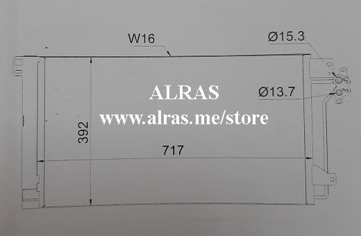 COND/VW TRANSPOTTER T5 05-09